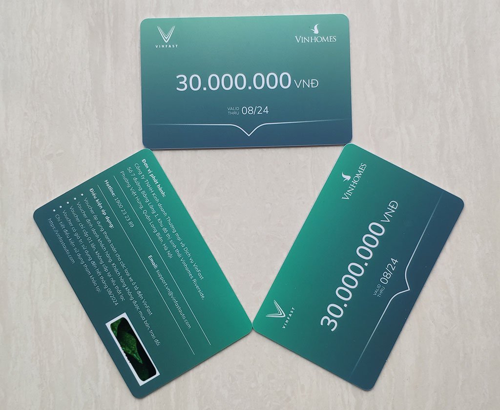 Voucher xe ôtô điện VinFast 30 triệu đồng