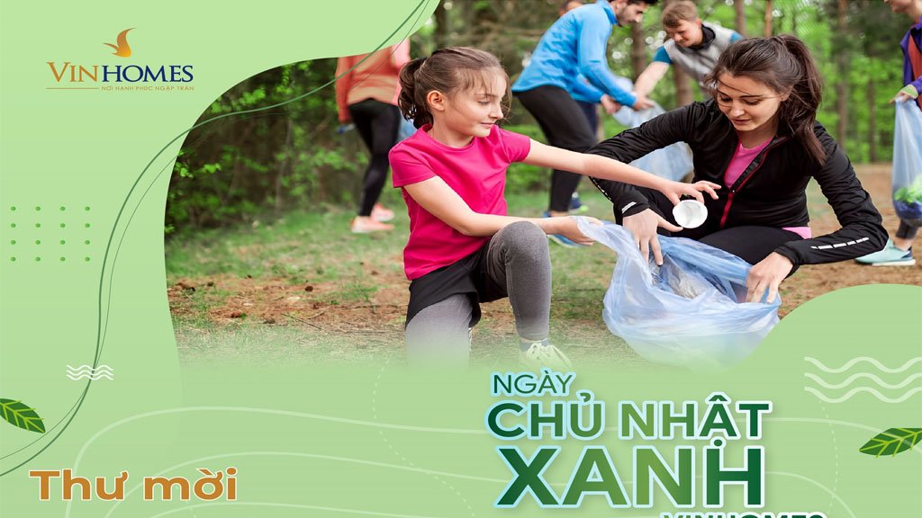 Ngày Chủ nhật xanh VINHOMES - Tiêu đề